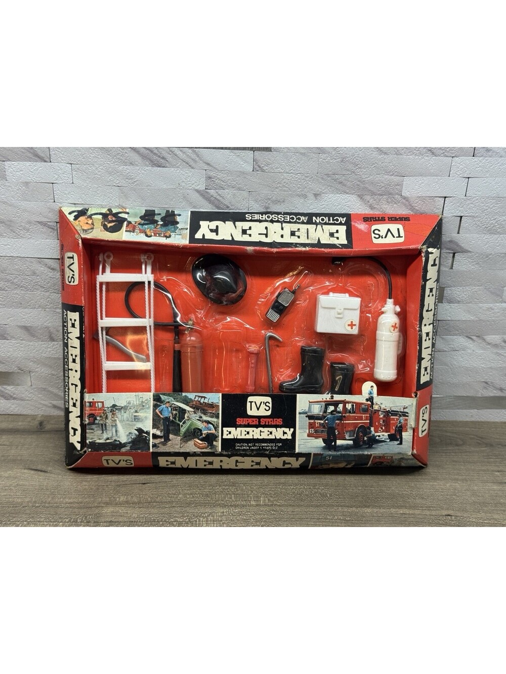Vintage 1976 LJN Toys Emergency 51 Action Figure Accessories NOS *READ*